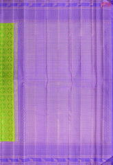 Parrot Green Bridal Kanchipuram Silk Saree