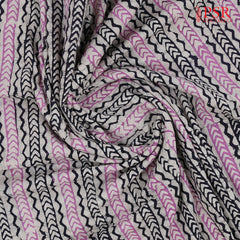 Light Grey Batik Print Running Material
