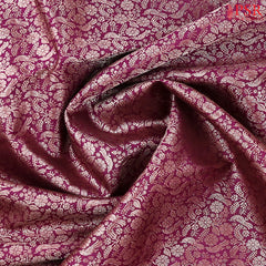 Burgundy Kanchipuram Silk Saree
