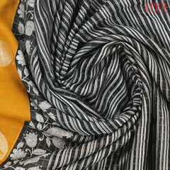 Black Assam Saree