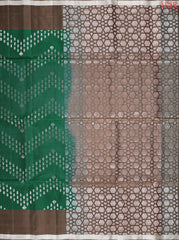 Dark Green Soft Silk Mix Saree