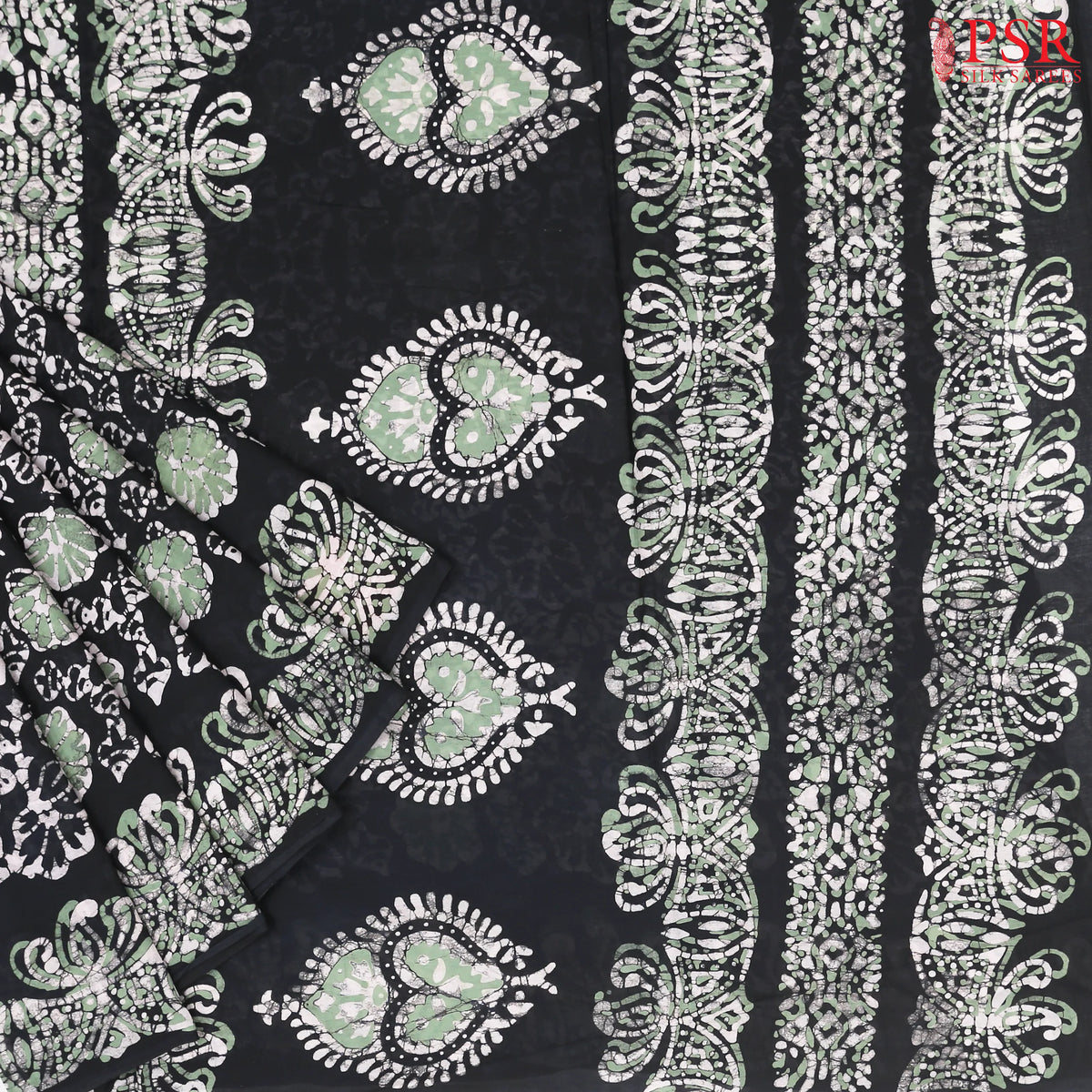 Black Silk Cotton Saree