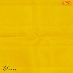 Pineapple Yellow Kanchipuram Silk Saree