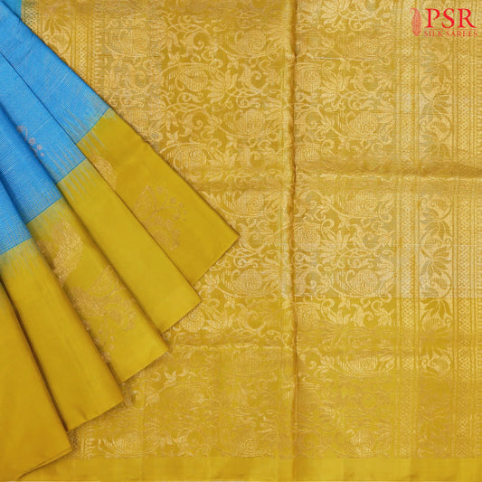 Bondi Blue Soft Silk Saree