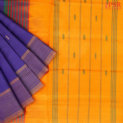 Berry Blue Vazhainaar Silk Saree