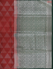 Brick Red Soft Art Silk Saree