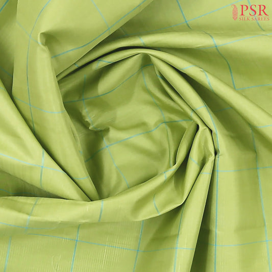 Light Lime Green Kanchipuram Silk Saree