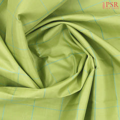 Light Lime Green Kanchipuram Silk Saree