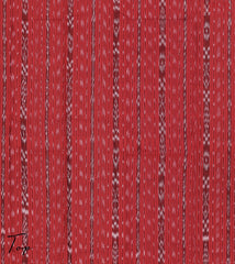 Red Orissa Cotton Dress Material