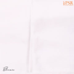 White Murshidabad Silk Saree