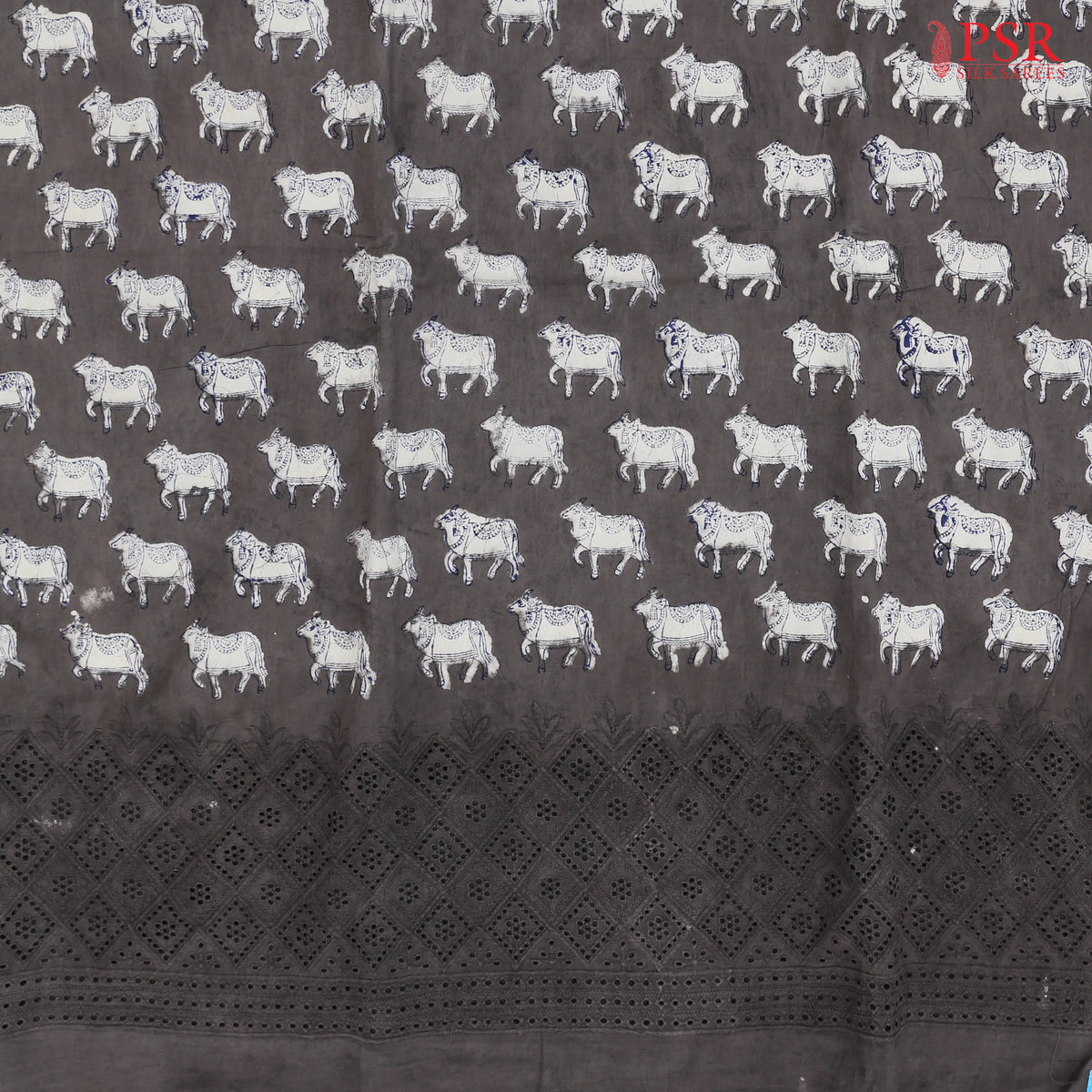 Dark Taupe Hacoba Embroidery Running Material