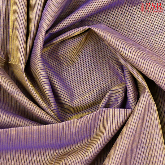 Dark Lavender Mangalagiri Cotton Saree