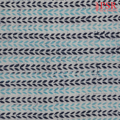 Blue & Turquoise Batik Print Running Material