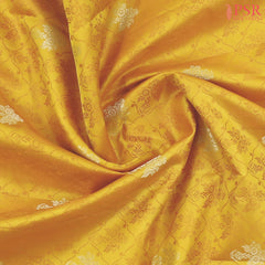 Yellow Kanchipuram Silk Saree