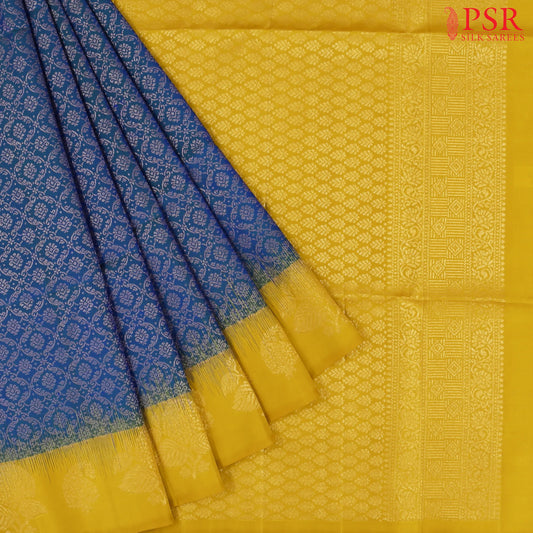 Yale Blue Soft Silk Saree