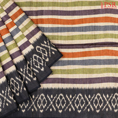 Royal Beige Kadhi Tussar Silk Saree