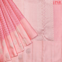 Light Pink Kanchipuram Silk Saree