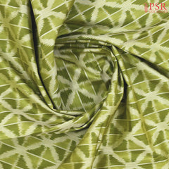 Pear Green Pochampally Silk Saree