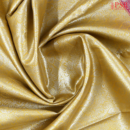 Light Yellow Tissue Art Silk Saree