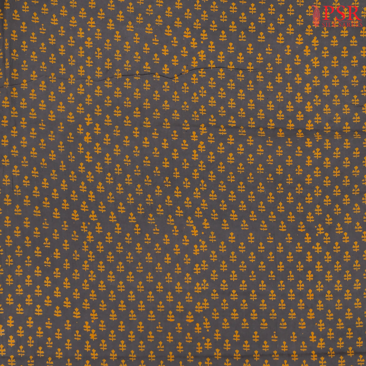 Grey Cotton Print Running Material