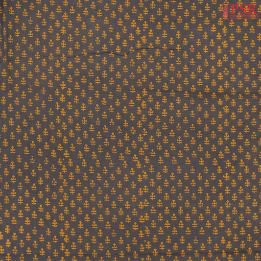 Grey Cotton Print Running Material