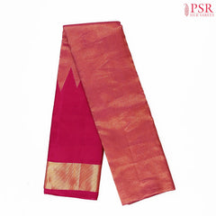 Dark Pink Kanchipuram Silk Saree