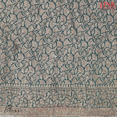 Brown Crushed Bandhini Saree