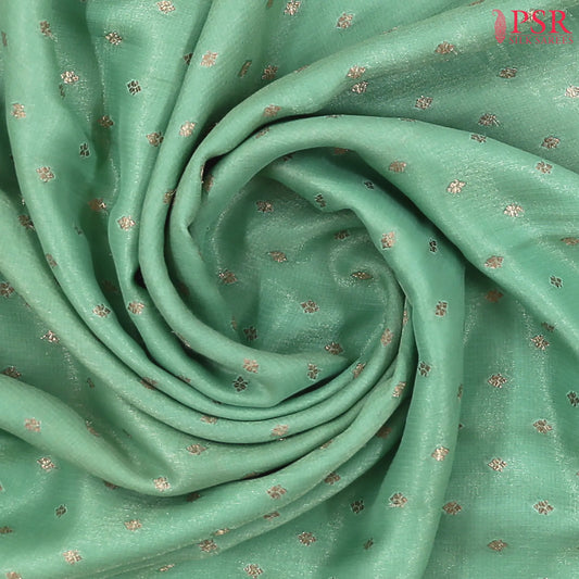 Mint Green Silk Cotton Saree