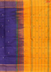 Berry Blue Vazhainaar Silk Saree