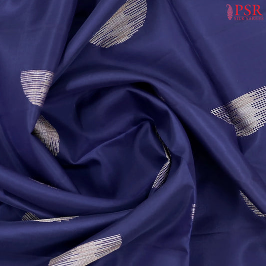 Navy Blue Soft Silk Mix Saree