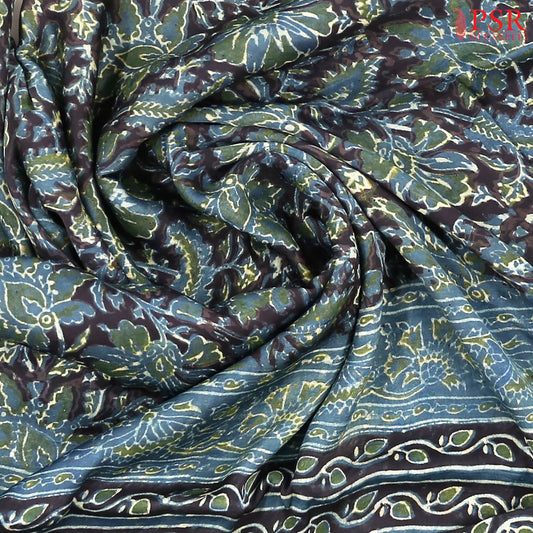 Black Modal Silk Saree