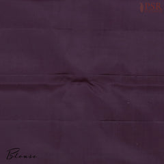Burnt Red Kanchipuram Silk Saree