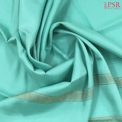 Tiffany Blue Mysore Silk Saree