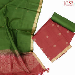 Maroon Silk Dress Material