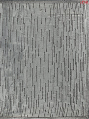Zinc Grey Organza Laser Embroidery Saree