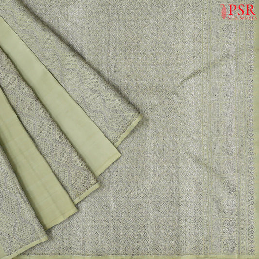 Gin Green Kanchipuram Silk Saree