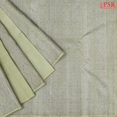 Gin Green Kanchipuram Silk Saree