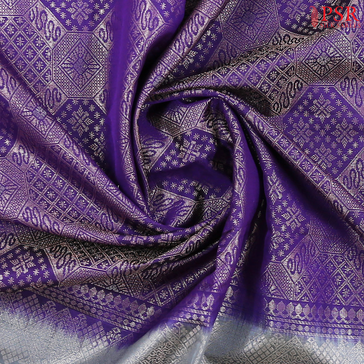 Spanish Violet Soft Silk Saree