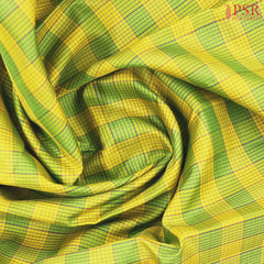 Green & Tuscany Yellow Kanchipuram Silk Saree