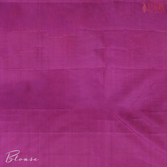 Dark Magenta Purple Kanchipuram Silk Saree