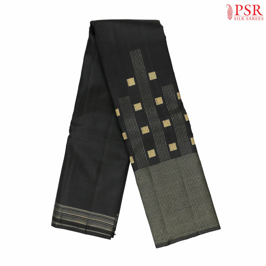 Black Kanchipuram Silk Saree
