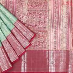 Light Green Art Silk Tissue Saree