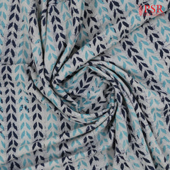 Blue & Turquoise Batik Print Running Material