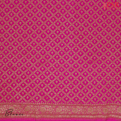 Royal Blue Georgette Silk Saree