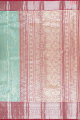 Light Green Art Silk Tissue Saree