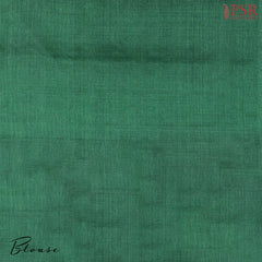 Dark Magenta Banaras Tussar Silk Saree