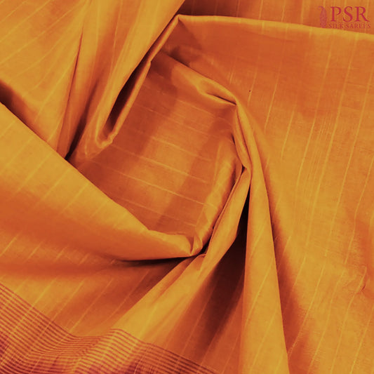 Yam Orange Kanchi Cotton Saree