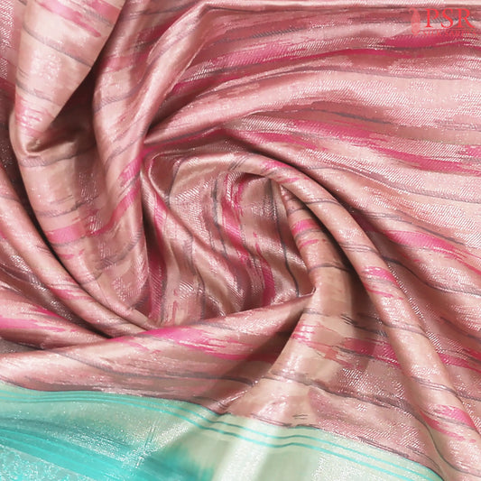 Puce Pink Kanchipuram Tissue Silk Saree