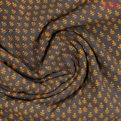 Grey Cotton Print Running Material
