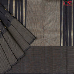 Black Kanchipuram Silk Saree